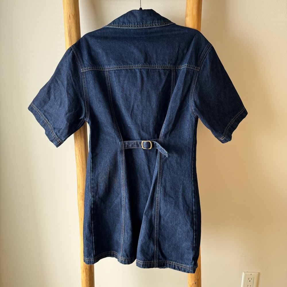 DISSH Dark Blue Denim Mini Dress - Picture 4 of 6